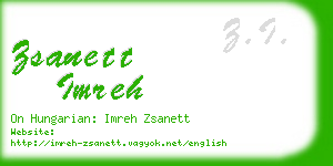 zsanett imreh business card